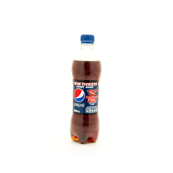 Pepsi Regular Cola Contour Bottle | 500ml, Resealable Screw Cap
