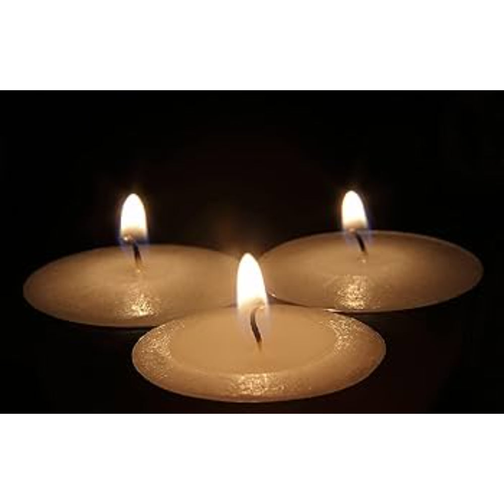 Spaas Classic White Tealight Candles | 4.5-Hour Burn, Pack of 30