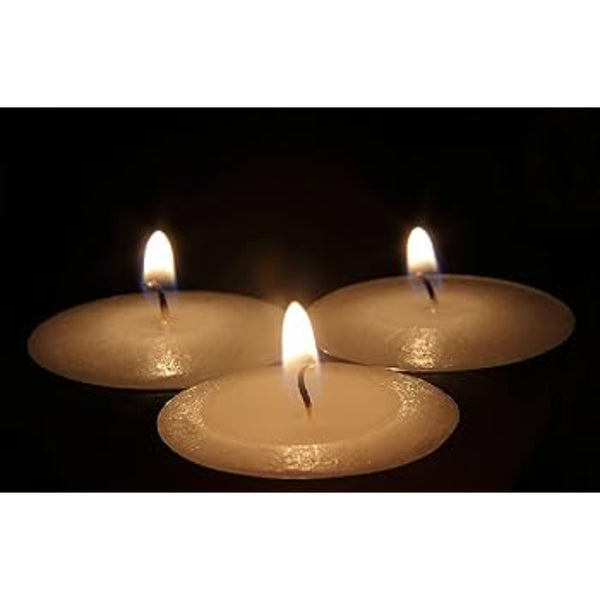 Spaas Classic White Tealight Candles | 4.5-Hour Burn, Pack of 30