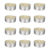 Spaas Classic White Tealight Candles | 4.5-Hour Burn, Pack of 30