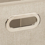 5 Five Beige Fabric Storage Basket | 31 x 31cm - Choice Stores