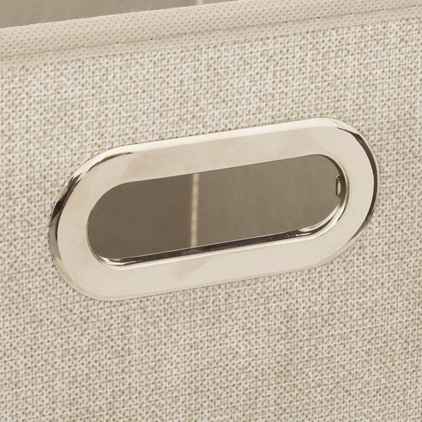 5 Five Beige Fabric Storage Basket | 31 x 31cm - Choice Stores
