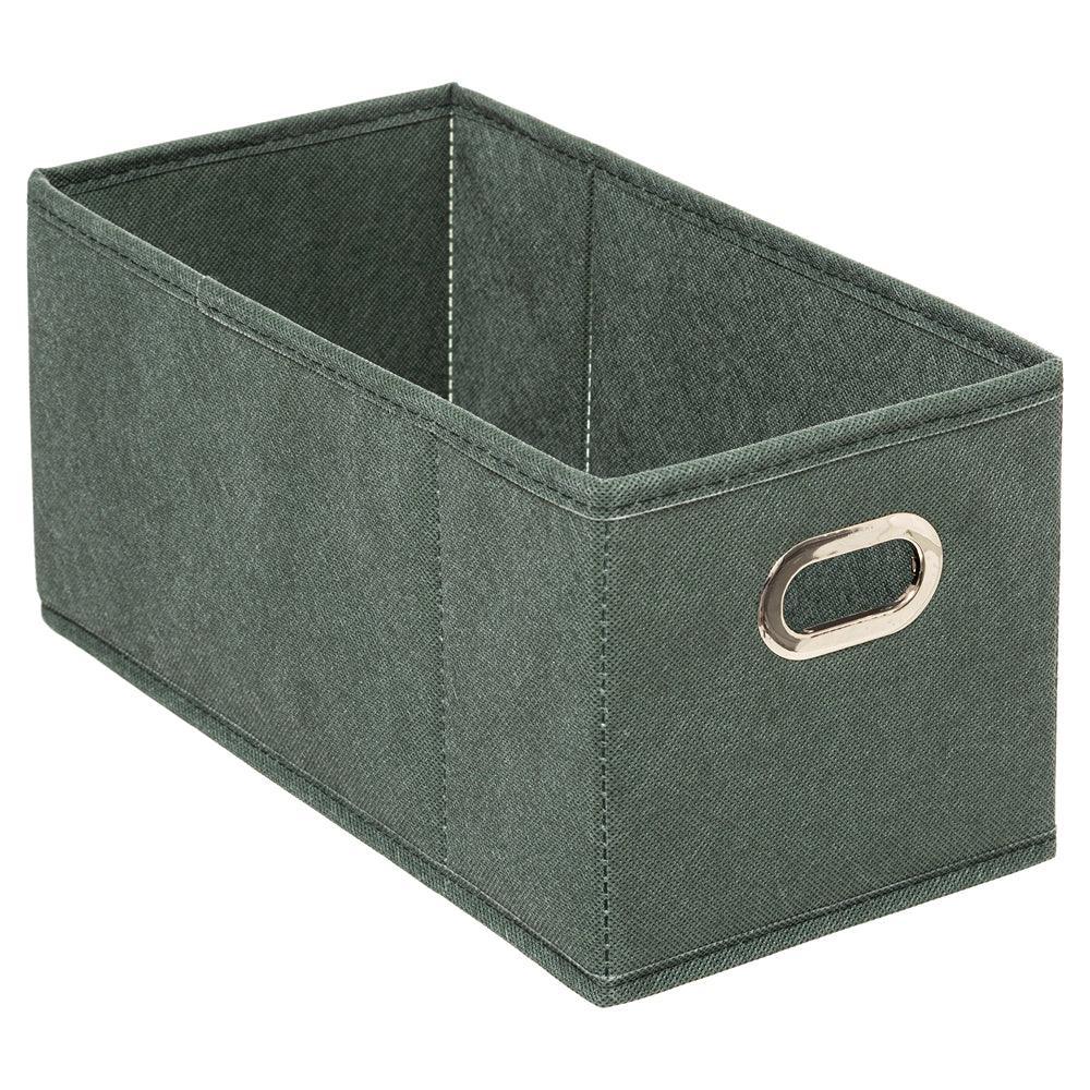 5 Five Khaki Fabric Storage Basket | 15 x 31cm - Choice Stores