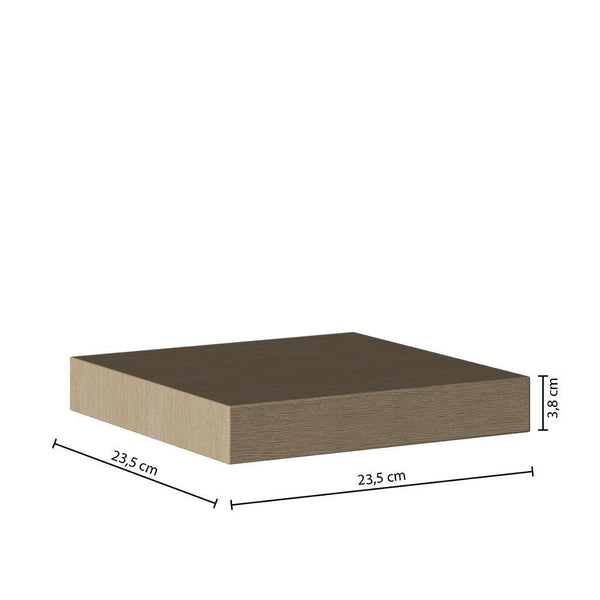 5 Five Natural Wood Effect Wall Shelf | 23.5cm - Choice Stores