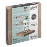 5 Five Natural Wood Effect Wall Shelf | 23.5cm - Choice Stores