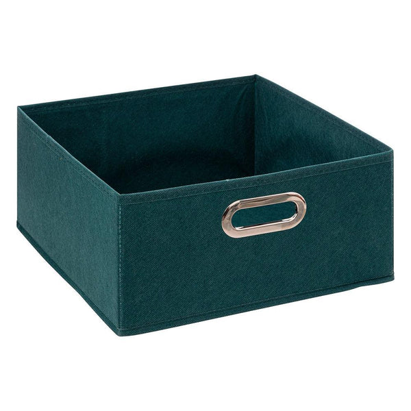 5 Five Petrol Blue Fabric Storage Basket | 31 x 15cm - Choice Stores