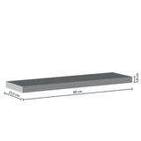 5 Five White Wall Shelf | 80cm - Choice Stores