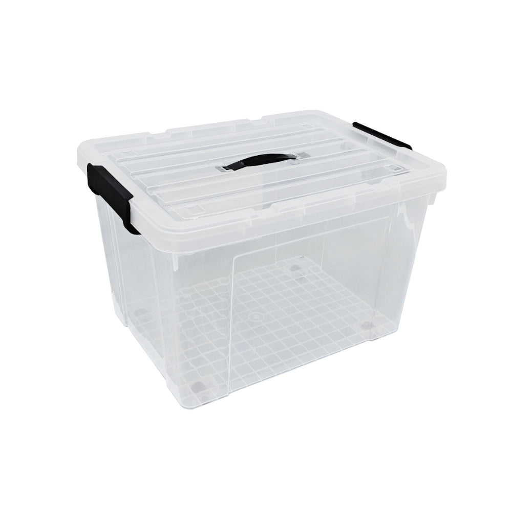 Storage Box with Wheels | 50 Litre Capacity, Plastic