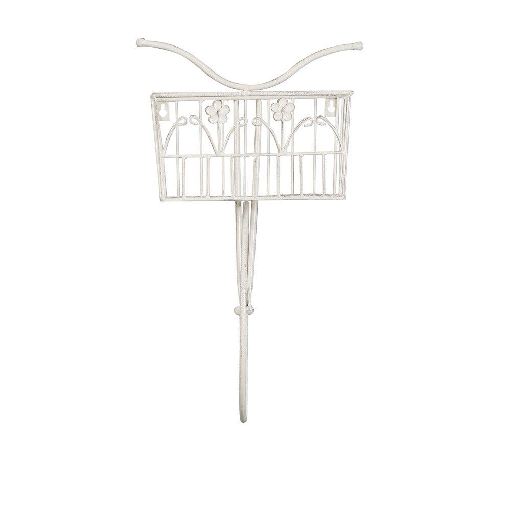 Heritage Handlebar Basket AWhite