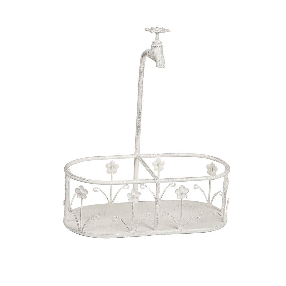 Heritage Tap Planter AntiqueWhit
