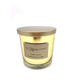 Frankincense & Myrrh Candle | Gold Glass Jar Scented Candle