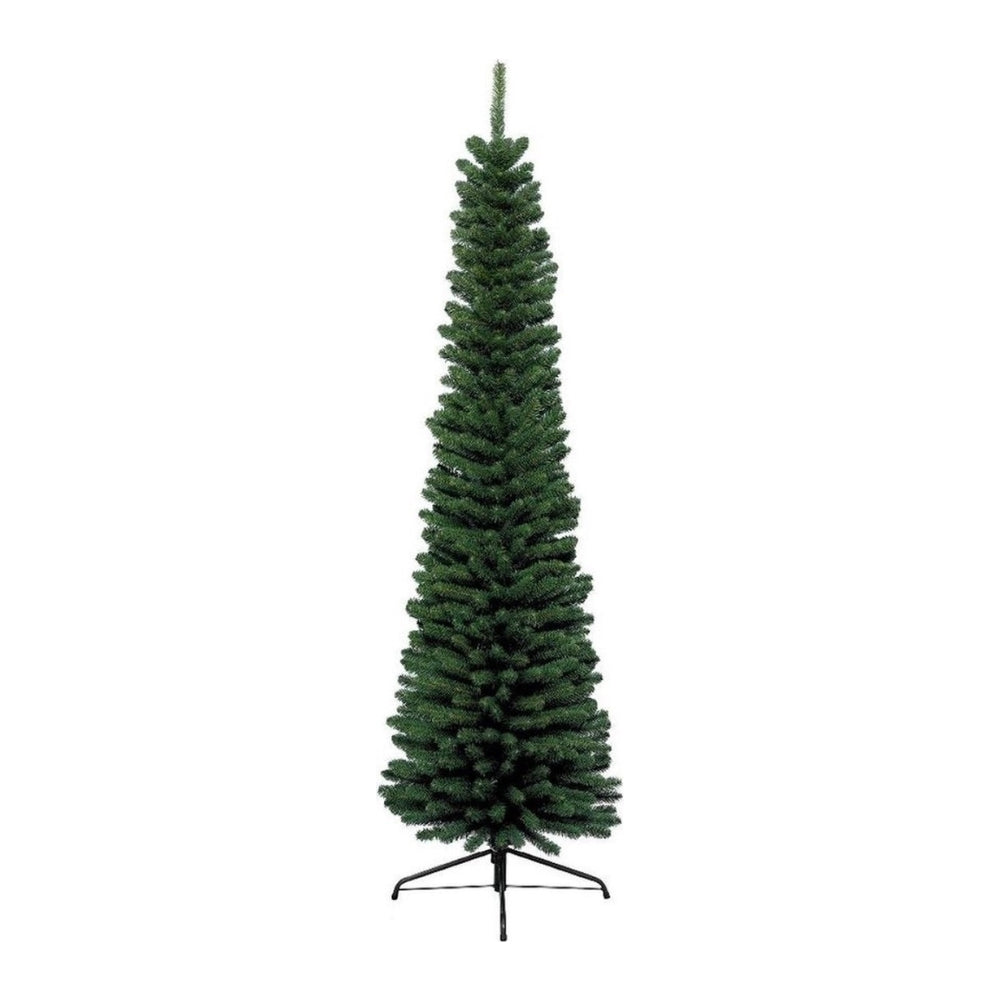 Everlands Slim Pencil Pine Artificial Christmas Tree | 7ft