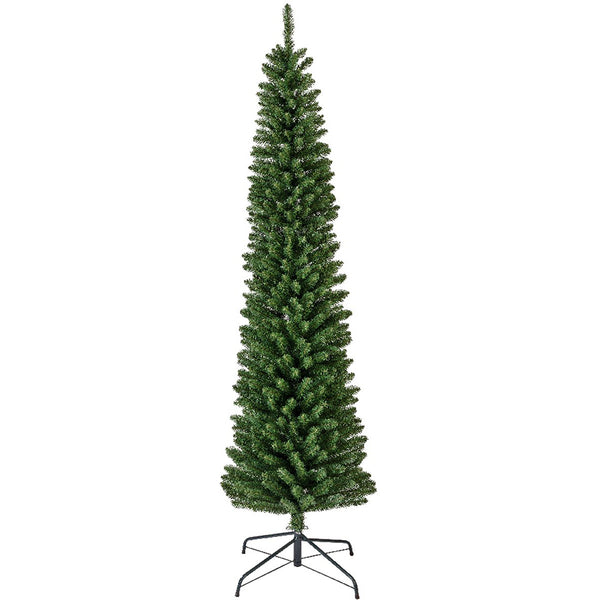 Everlands Pencil Pine Christmas Tree | 7ft Slim Design