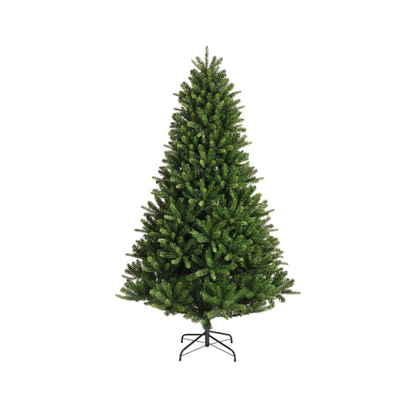 Christmas Bromont Fir Tree | 6ft, Slim Profile, Metal Stand, Green Finish