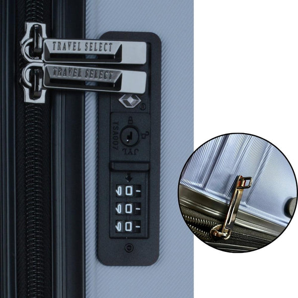 Travel Select Naples Navy Luggage | 26in  TSA Lock