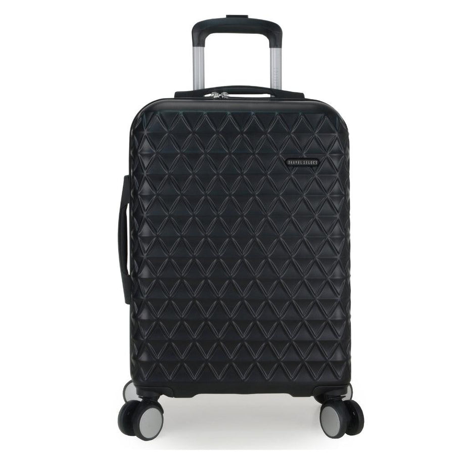Travel Select Ashington Black Cabin Luggage - 22in - USB & Lock