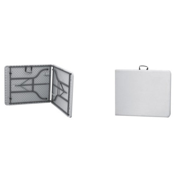 Lifestyle Living White Folding Table | 180 x 74 x 75 cm