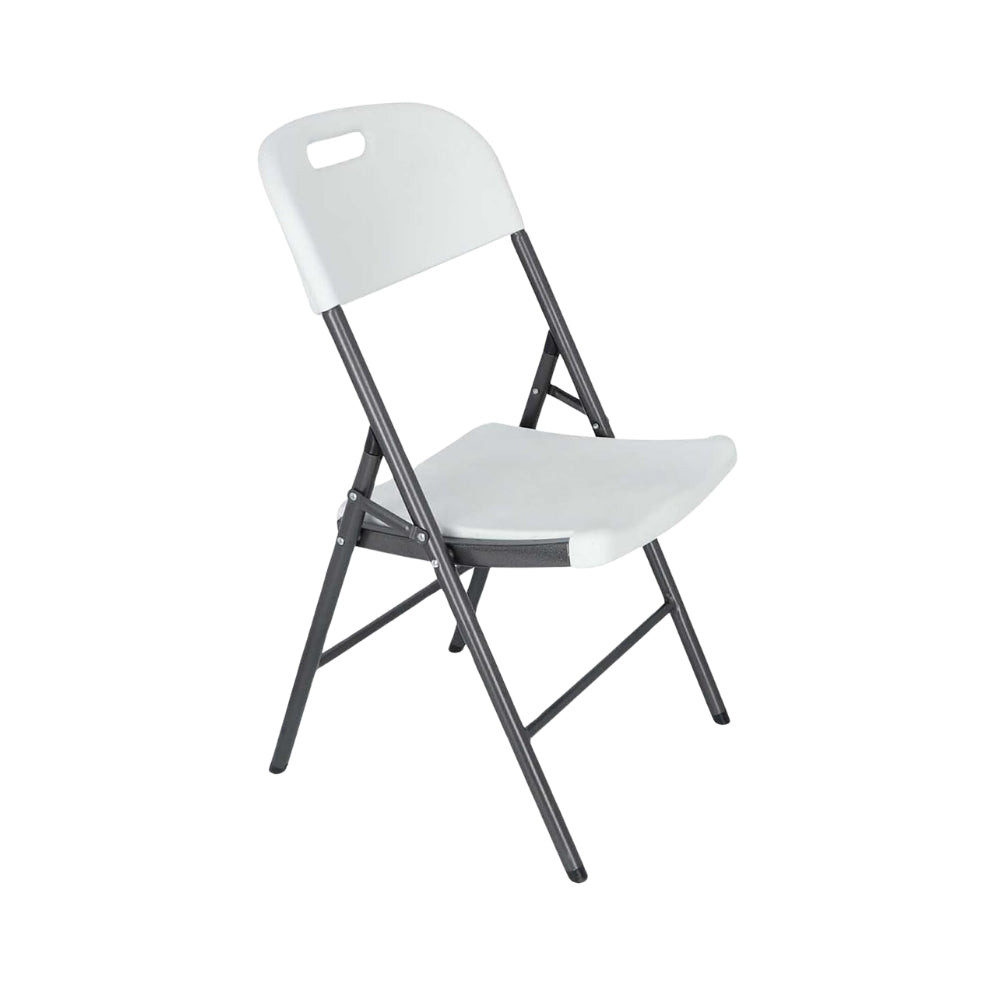 Lifestyle Living White Folding Chair