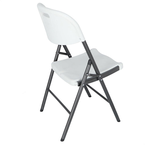 Lifestyle Living White Folding Chair