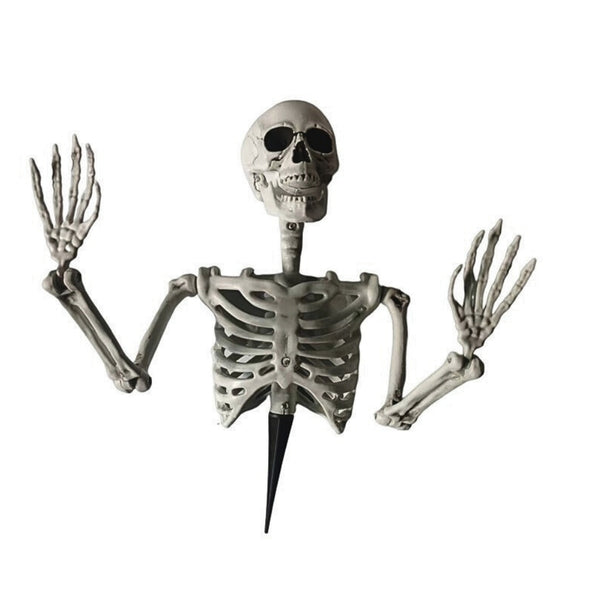 Haunted Haven Half Body Skeleton Stake | 45cm 
