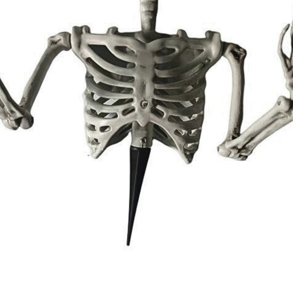 Haunted Haven Half Body Skeleton Stake | 45cm 