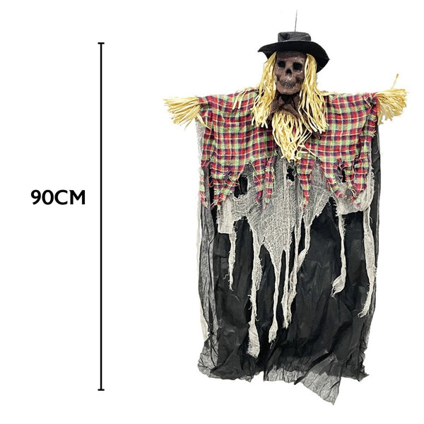 Haunted Haven Scary Halloween Scarecrow | 90cm