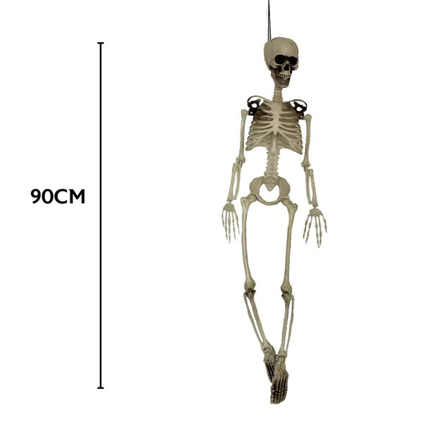 Haunted Haven Poseable Life-Size Skeleton Decoration 