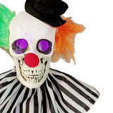 Haunted Haven Hanging Light Up Clown | 35cm 