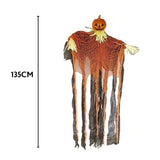 Haunted Haven Hanging Pumpkin Scarecrow  135cm 