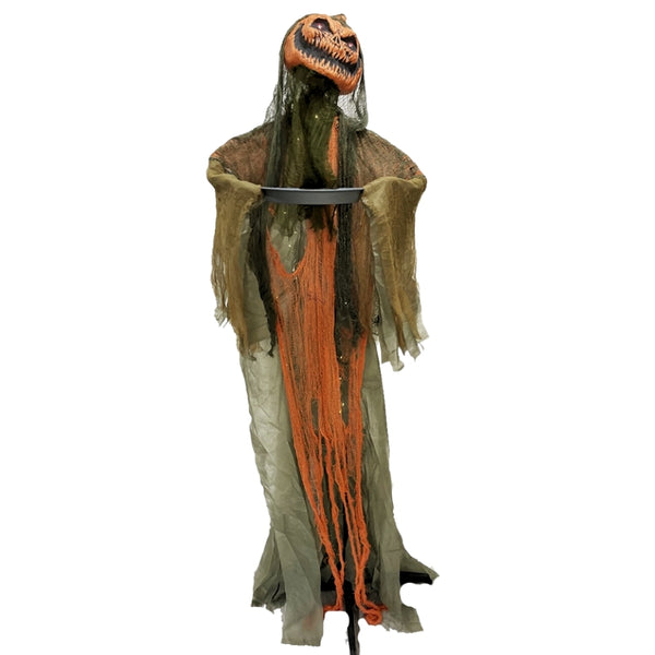 Haunted Haven Standing Animated Pumpkin | 165cm