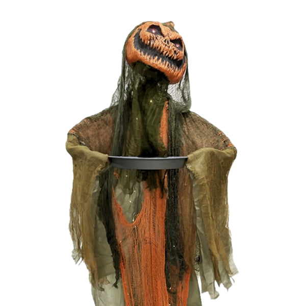 Haunted Haven Standing Animated Pumpkin | 165cm