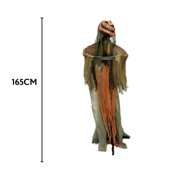 Haunted Haven Standing Animated Pumpkin | 165cm