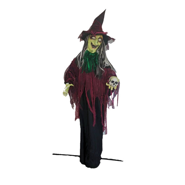 Haunted Haven Standing Animated Witch | 200cm