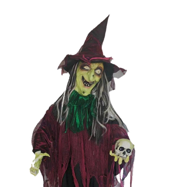 Haunted Haven Standing Animated Witch | 200cm