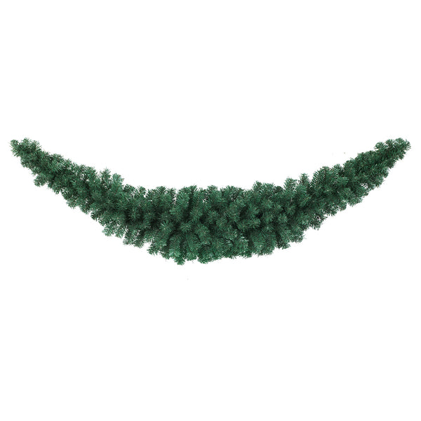 Christmas Imperial Green Swag Garland | 180cm, Lifelike Pine, Dense Foliage