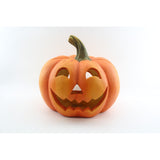 Smiling Jack-o’-Lantern Pumpkin Decoration - Orange, 28.5cm