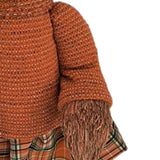 autumn collection fox girl  decoration  textured fabric