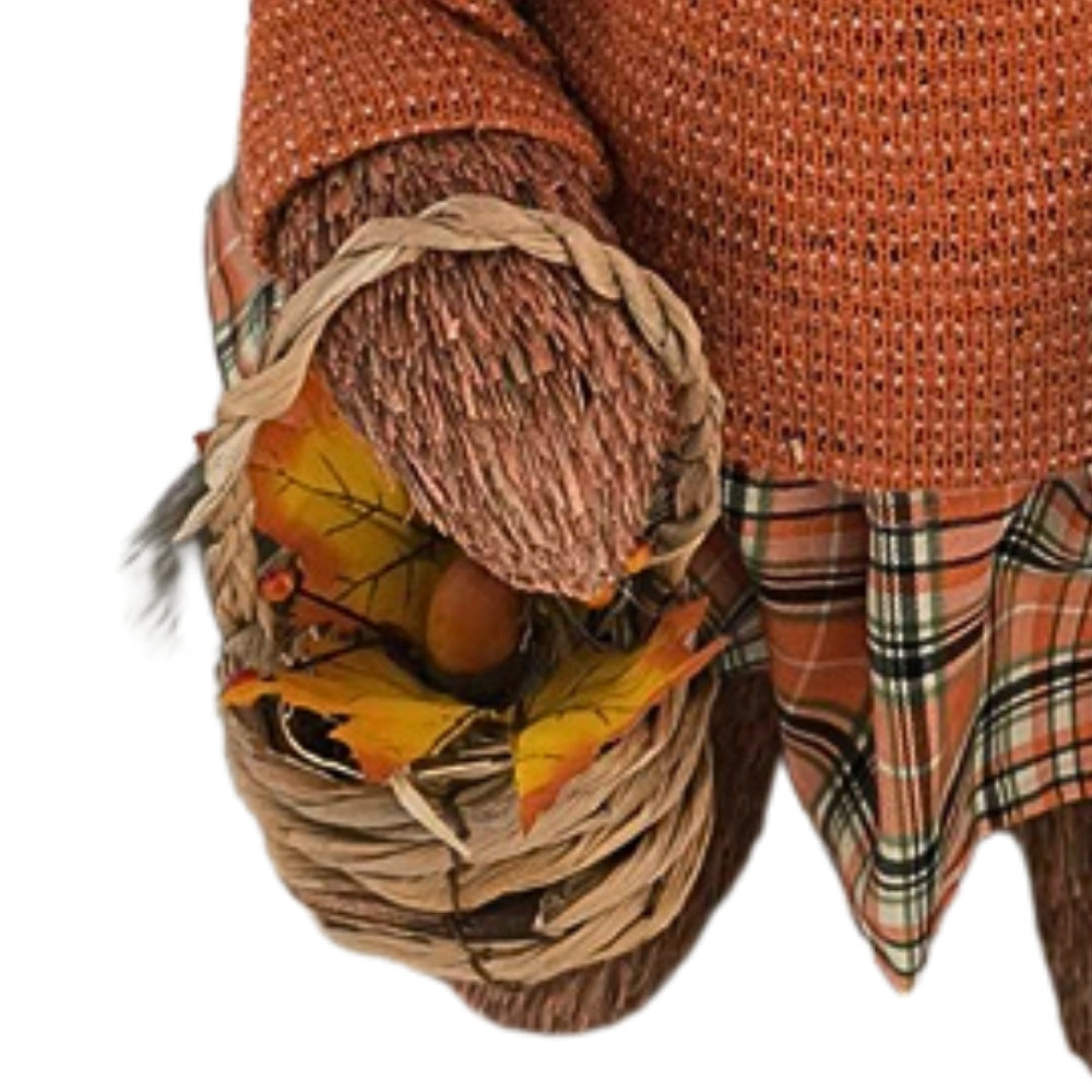 Autumn Collection Fox Girl  Decoration | Textured Fabric