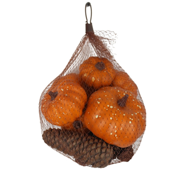 autumn collection  pumpkin acorn mix bag  rustic decor