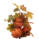 autumn collection fall leaves  pumpkin pick  70cm