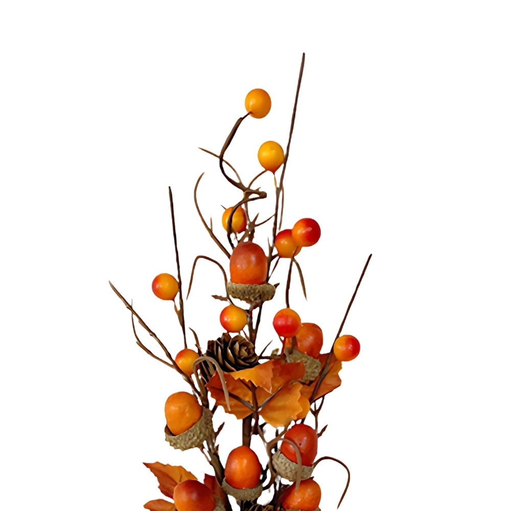 autumn collection acorn  fall leaves pick  60cm