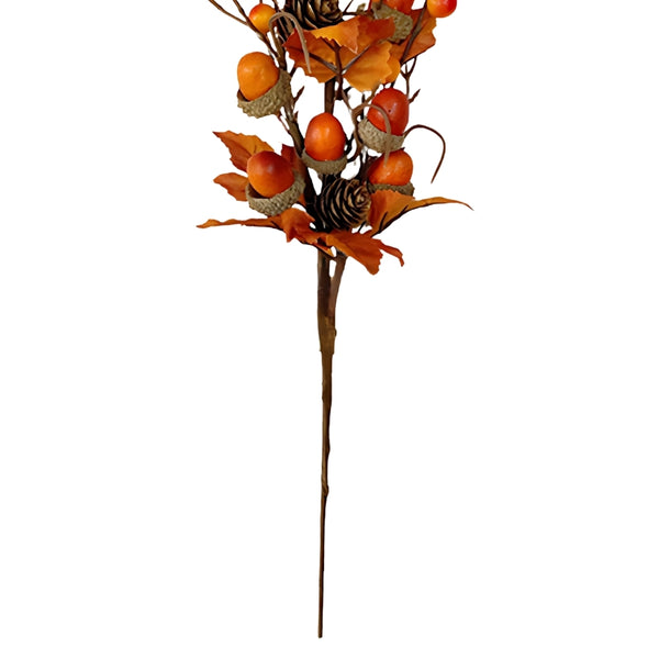 autumn collection acorn  fall leaves pick  60cm