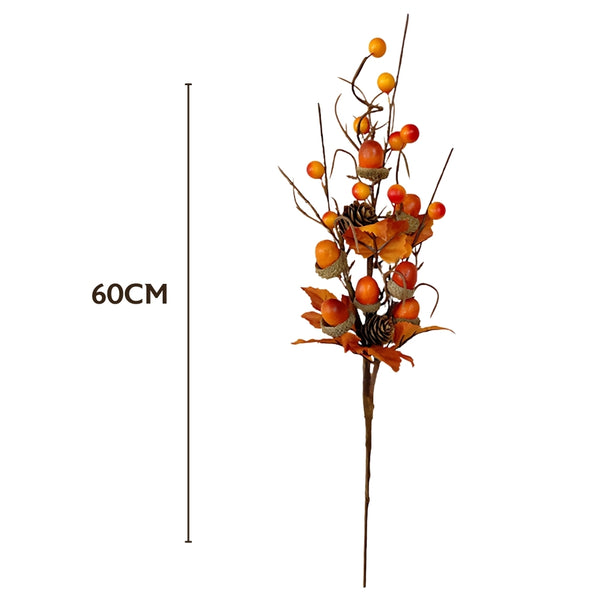 autumn collection acorn  fall leaves pick  60cm