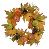 autumn collection pumpkin wreath  51cm