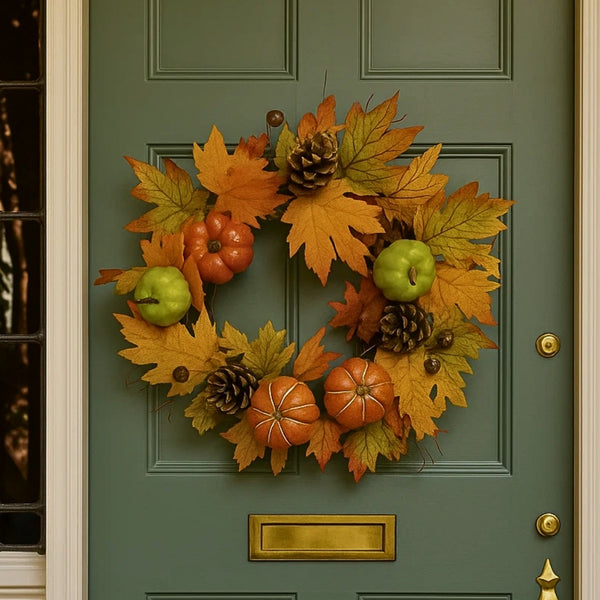 autumn collection pumpkin wreath  51cm