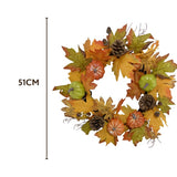 autumn collection pumpkin wreath  51cm