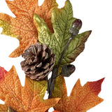 autumn collection autumn leaves acorn spray  63cm