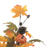 autumn collection fall leaves  pumpkins pot  51cm