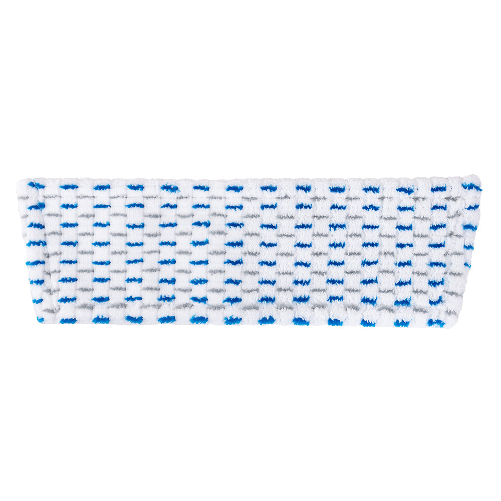 Kleaner Microfibre Mop Refill Pad Replacement | Washable, White/Blue