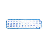 Kleaner Flat Mop Refill | Textured Strips, Blue Stitched Border, Rounded Corners